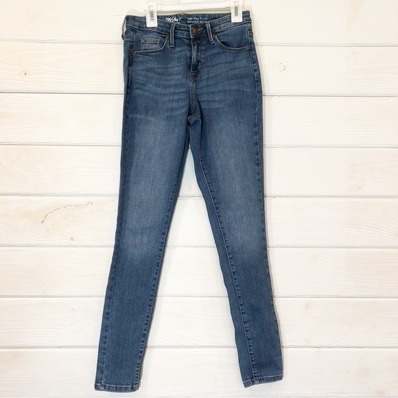 Mossimo High Rise Skinny Denim Jeans - Picture 1 of 6